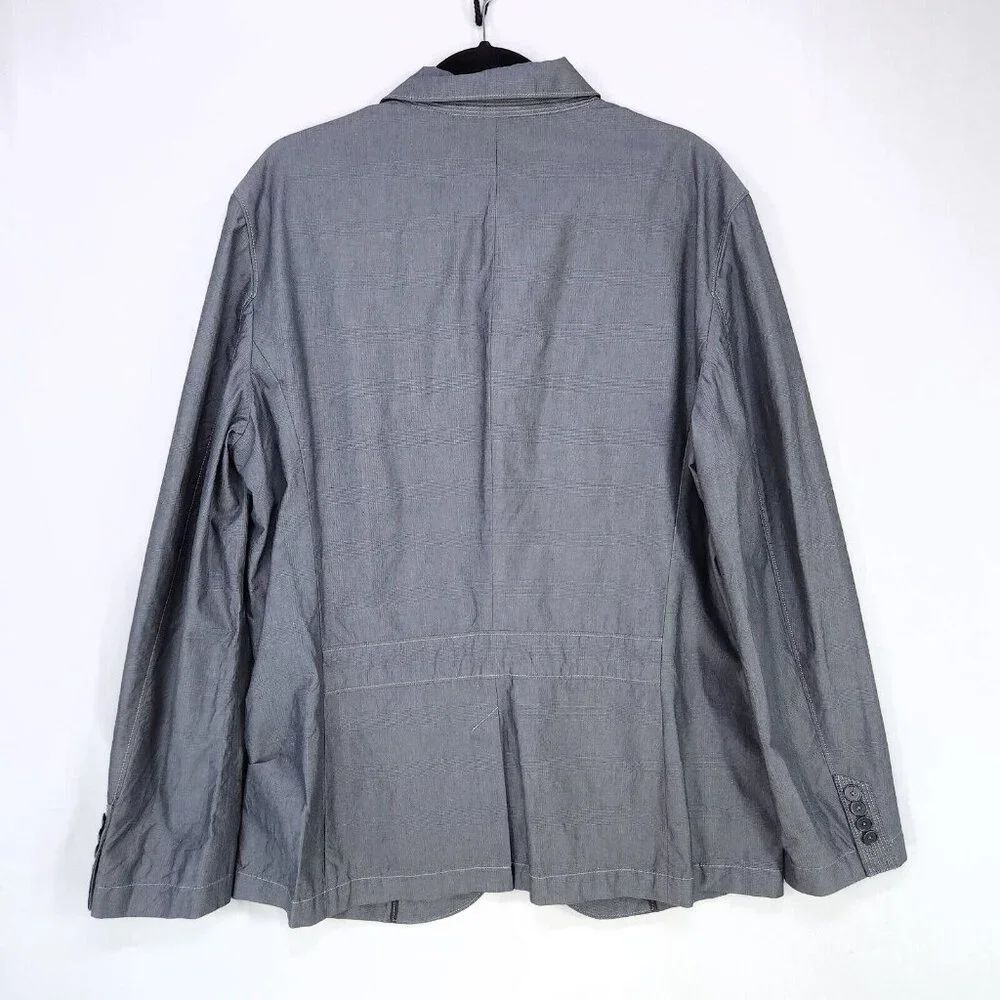 John Varvatos Sports Blazer Mens Large Gray - Picture 2 of 12